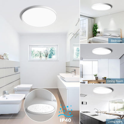 Plafoniera LED SOLIS 27cm 20W Lumina Rece, Alb Plafoniere LED Default Title Alessandro Design