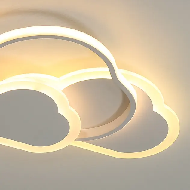 Lustra LED RIOKO cu Telecomanda, 48W, 3 Nori, lumina Rece/Calda/Neutra, Dimabila, Alb Lustre LED cu Telecomanda Default Title Alessandro Design