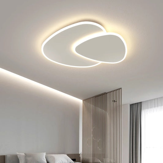 Lustra LED cu telecomanda FUTURA LUMINA 66W, Ovala, lumina Rece/Calda/Neutra, Dimabila, Alb Lustre LED cu Telecomanda Default Title Alessandro Design