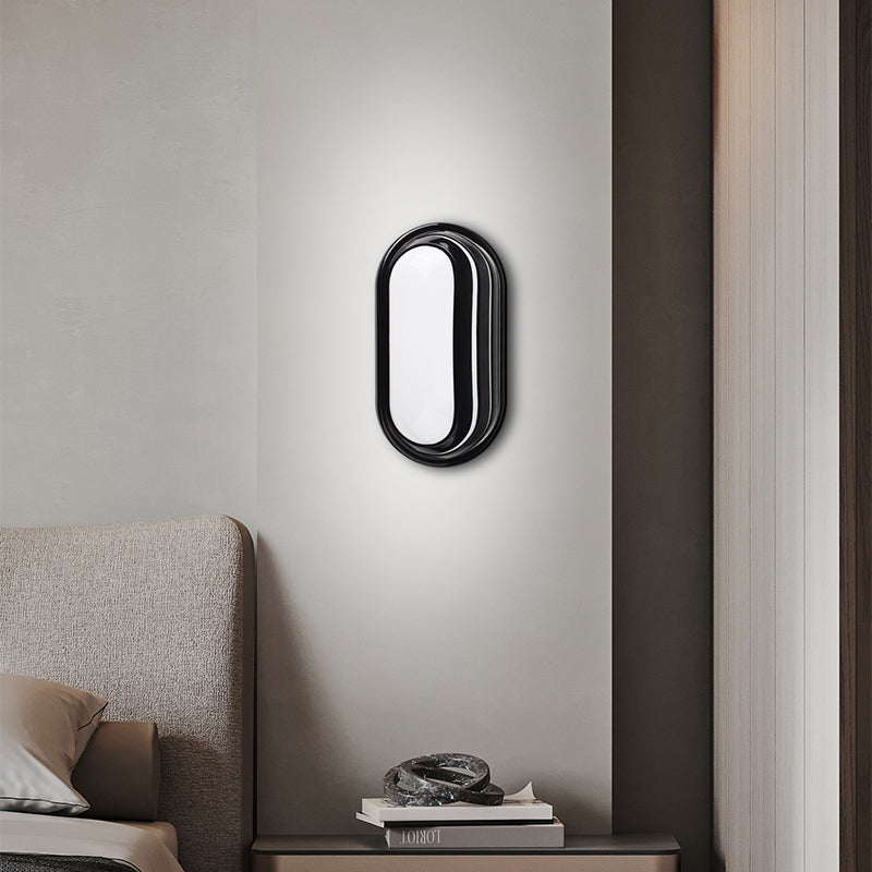 Aplica LED de Exterior AX322/214BK, Lumina Calda 3000K, IP65, Negru Aplice de Exterior Default Title Alessandro Design