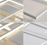 Lustra LED cu telecomanda LANDYN 78W, lumina Rece/Calda/Neutra, Dimabila, Alb Lustre LED cu Telecomanda Default Title Alessandro Design
