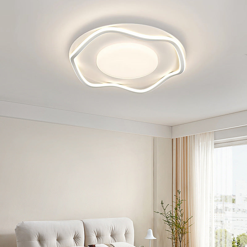 Lustra LED cu telecomanda MODERNO 77W, 2 Cercuri, lumina Rece/Calda/Neutra, Dimabila, Alb Lustre LED cu Telecomanda Default Title Alessandro Design