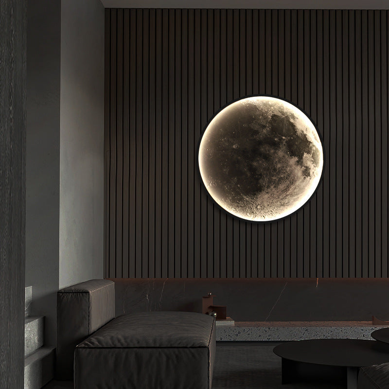Aplica LED, Decorativa, Luna 83W Diametru 120CM Lumina Rece/Neutra/Calda Black Lustre LED Aplicate Default Title Alessandro Design