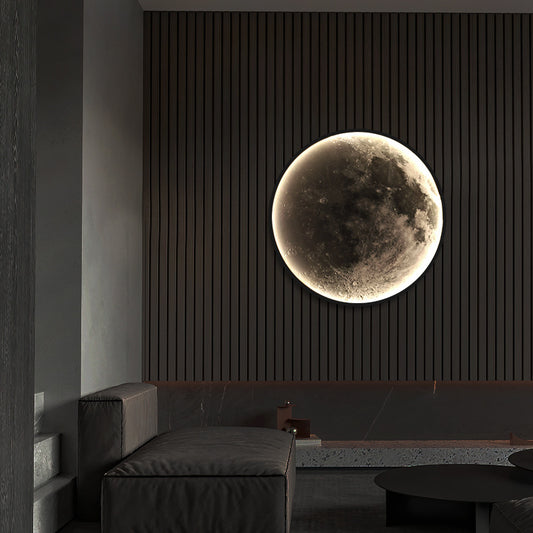 Aplica LED Decorativa cu Telecomanda, Luna 34W Diametru 50CM Lumina Calda Neutra Rece 3000/4000/6000K Lustre LED cu Telecomanda Default Title Alessandro Design