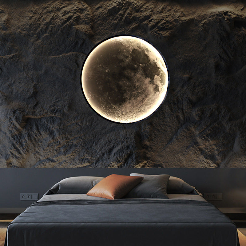 Aplica LED Decorativa cu Telecomanda, Luna 34W Diametru 50CM Lumina Calda Neutra Rece 3000/4000/6000K Lustre LED cu Telecomanda Default Title Alessandro Design
