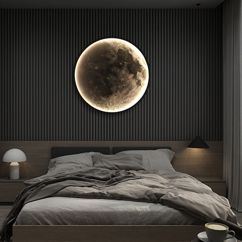 Aplica LED, Decorativa, Luna 83W Diametru 120CM Lumina Rece/Neutra/Calda Black Lustre LED Aplicate Default Title Alessandro Design