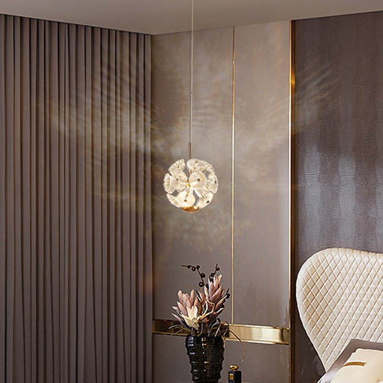 Candelabru Cristal LED KILKENNY Culmino, 144W, Lumina Neutra, Diametru 60cm, Auriu Candelabre Moderne Default Title Alessandro Design