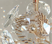 Candelabru Cristal LED KILKENNY Culmino, 144W, Lumina Neutra, Diametru 60cm, Auriu Candelabre Moderne Default Title Alessandro Design