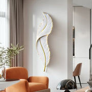 Aplica LED, Pena Decorativa 85CM 31W Lumina Rece/Calda/Neutra Alb Auriu Aplice de Interior Default Title Alessandro Design