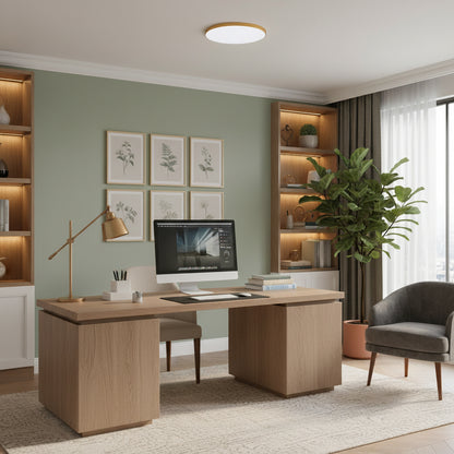 LED stropné svietidlo SOLIS 47cm 48W Cold Light Gold