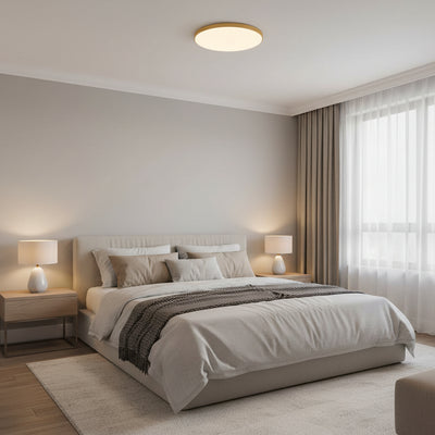 LED stropné svietidlo SOLIS 47cm 48W Cold Light Gold