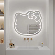 Oglinda LED Kitty Pisica, 80X70, Touch, Sistem Dezaburire, Dimabila Oglinzi Korman E Default Title Alessandro Design