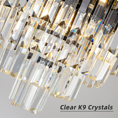 Candelabru Cristal BLOIS Magno 8x E14 D60 cm Negru Auriu Inaltime Reglabila Candelabre Cristal Default Title Alessandro Design