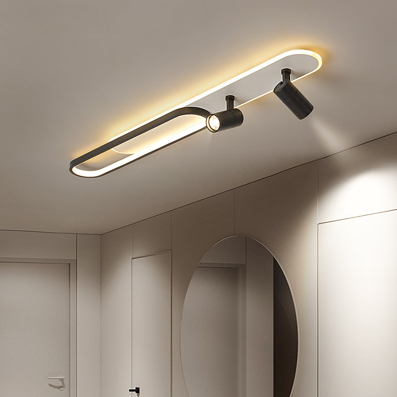 Lustra LED cu Proiector Reglabil FISSO Camilla 70W, lumina Rece/Calda/Neutra, Negru Lustre LED Default Title Alessandro Design