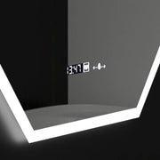 Oglinda LED Poligon, 60X80cm, Hexaluce Senzor MotionGlow Marcello, Sistem Dezaburire, Ceas & Termometru, Dimabila Oglinzi Marcello Default Title Alessandro Design