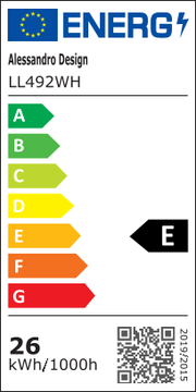 MODERNÝ LED luster 26W, Priemer 20cm, Okrúhly, Studené/Teplé/Neutrálne svetlo, Biele LED Lustre Predvolený názov Alessandro Design