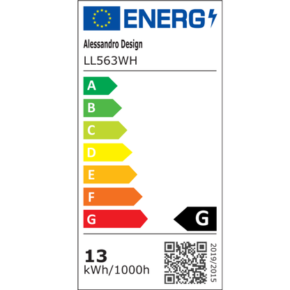 Lustra LED VERTEX Infinitum 13W, Lumina Rece/Calda/Neutra, Alb Lustre LED Default Title Alessandro Design