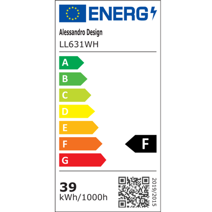 GUARELLA LED luster, 39W, studené/teplé/neutrálne svetlo, biela