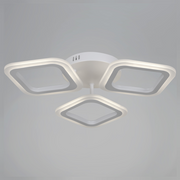 Lustra LED ERIKA 20W, 3 Patrate, Lumina Neutra 4000k, Alb, Metal si Acril Lustre LED Aplicate Default Title Alessandro Design