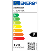 Lustra LED cu telecomanda ELLA 120W, 6 Patrate, lumina Rece/Calda/Neutra, Dimabila, Negru, Metal si Acril Lustre LED cu Telecomanda Default Title Alessandro Design
