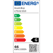 Lustra LED cu telecomanda RINOVA 66W, 2 Cercuri, lumina Rece/Calda/Neutra, Dimabila, Auriu Lucios Lustre LED cu Telecomanda Default Title Alessandro Design