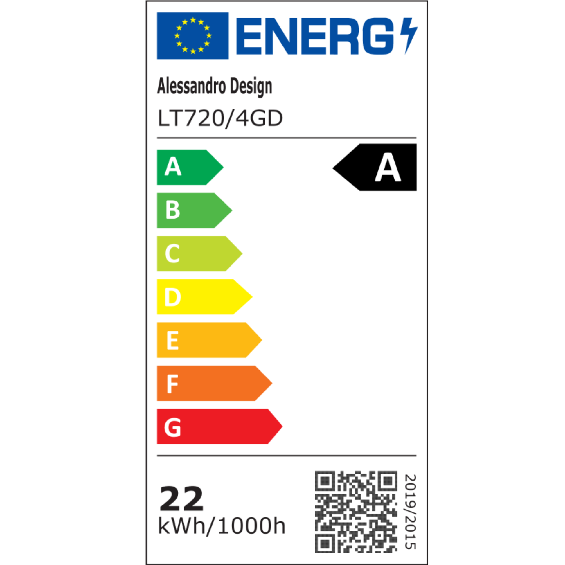Lustra LED cu Telecomanda MARIA, 4 Elemente, 22W, Lumina Calda/Rece/Neutra, Dimabila, Auriu Lustre LED cu Telecomanda Default Title Alessandro Design
