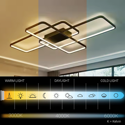 Lustra LED IANUSIS cu telecomanda 95W, 3 Elemente, lumina Rece/Calda/Neutra, Dimabila, Negru Lustre LED cu Telecomanda Default Title Alessandro Design
