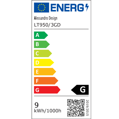 Lustră Suspendată LED Acril Butterfly 9W, Lumina Calda/Neutra/Rece 3000K/4000K/6000K, Auriu, Metal și Acril, Inaltime Reglabila Lustre LED Default Title Alessandro Design