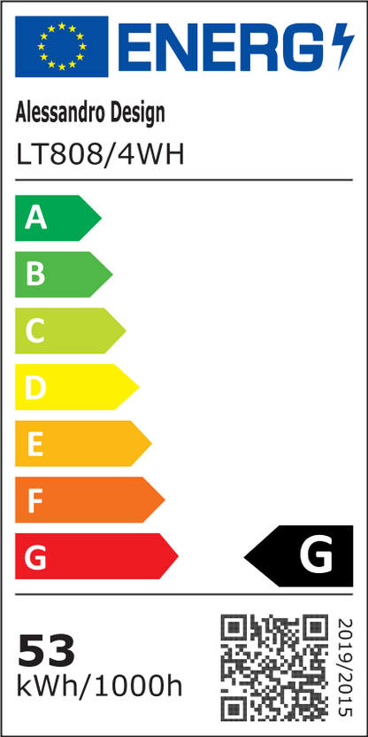 LED luster s diaľkovým ovládaním ZOE 53W, 4 štvorce, studené/teplé/neutrálne svetlo, stmievateľné, biela