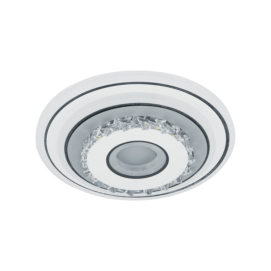 LED krištáľový luster MITA 28W, Priemer 20cm, Okrúhly, Studené/Teplé/Neutrálne svetlo, Biele LED Lustre Predvolený názov Alessandro Design