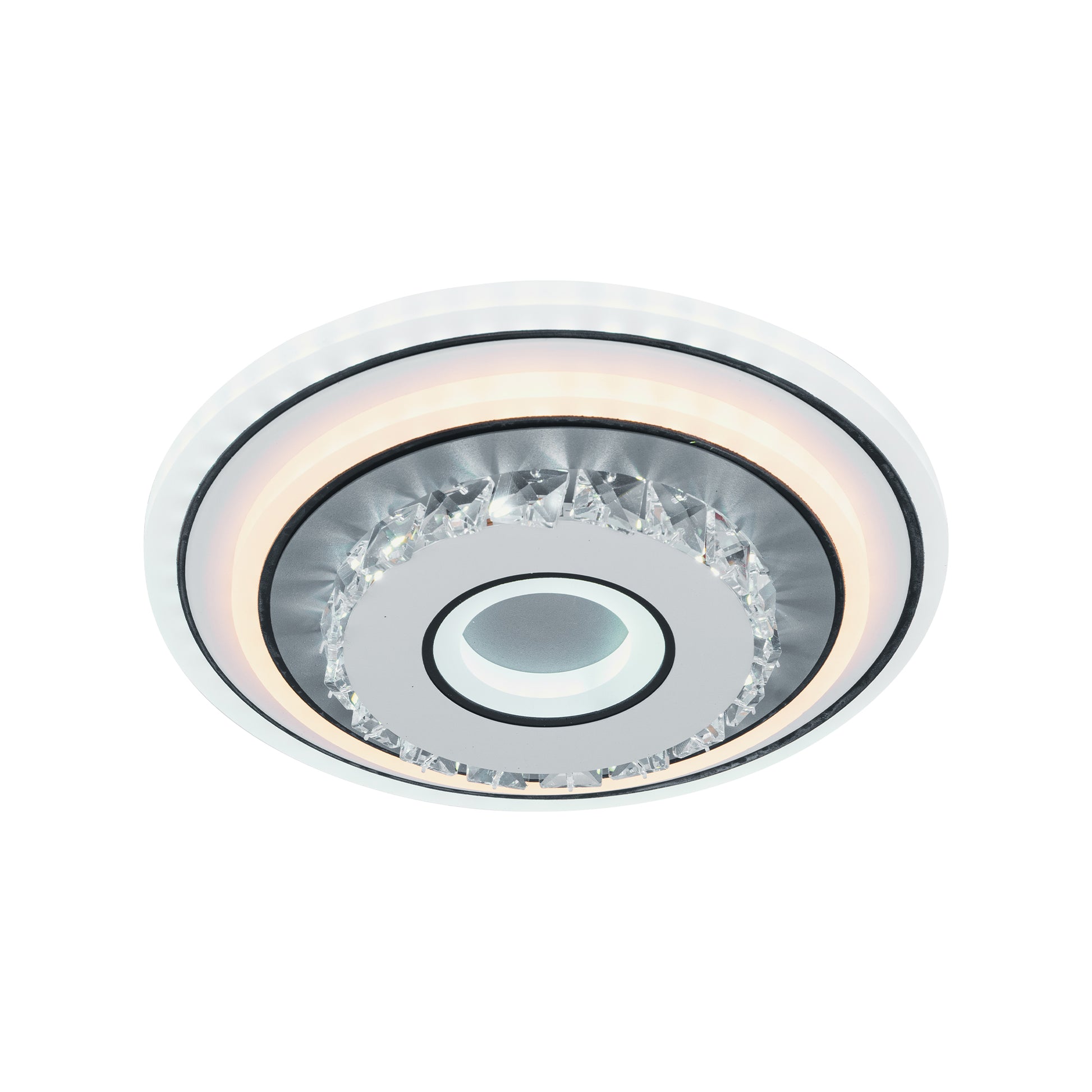 LED krištáľový luster MITA 28W, Priemer 20cm, Okrúhly, Studené/Teplé/Neutrálne svetlo, Biele LED Lustre Predvolený názov Alessandro Design