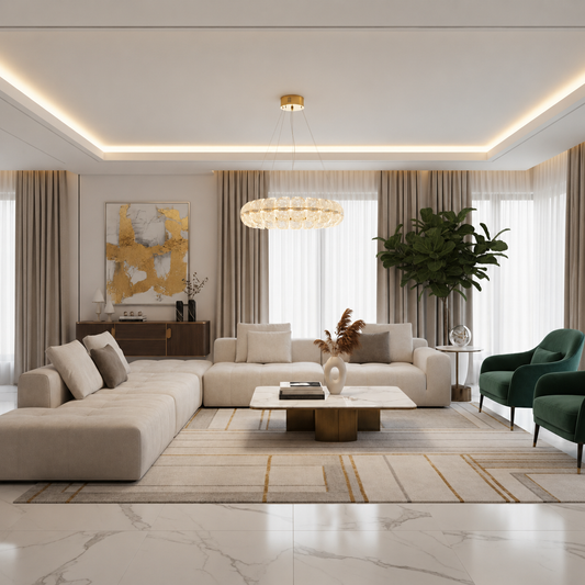 Lustra Cristal MAYON Supremo, 80x80cm, 3000K/4000K/6000K, 210W, Metal si Acrilic, Auriu