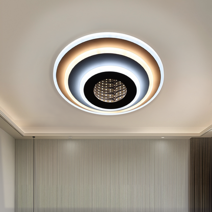 Lustra LED NEXA ROTUND 3D 39W, lumina Rece/Calda/Neutra, Alb Lustre LED Default Title Alessandro Design