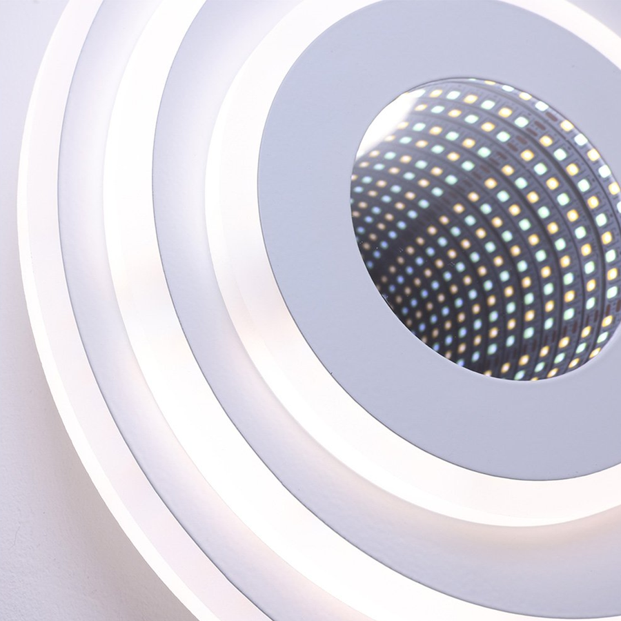 Lustra LED NEXA ROTUND 3D 39W, lumina Rece/Calda/Neutra, Alb Lustre LED Default Title Alessandro Design