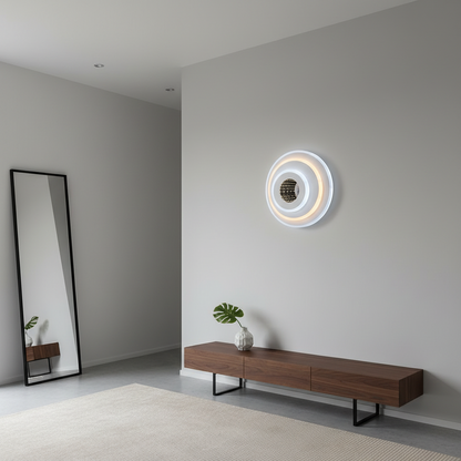 Lustra LED NEXA ROTUND 3D 39W, lumina Rece/Calda/Neutra, Alb Lustre LED Default Title Alessandro Design