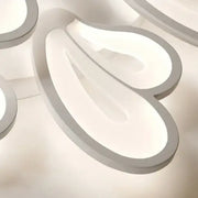 Lustra LED cu telecomanda BLOSSOM 95W, 5 Petale, lumina Rece/Calda/Neutra 3000K/4000K/6000K, Dimabila, Alb, Metal si Acril Lustre LED cu Telecomanda Default Title Alessandro Design
