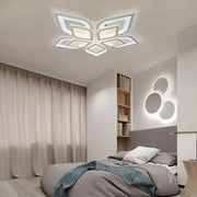 LED luster s diaľkovým ovládaním DALIA 170W, 5 okvetných lístkov, Studené/Teplé/Neutrálne svetlo, Stmievateľné, Biely LED luster s diaľkovým ovládaním Predvolený názov Alessandro Design