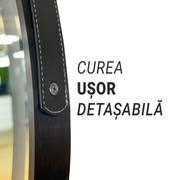 Oglinda LED Rotunda, 11W, 60cm, Micah Senzor MotionGlow Marcello, Sistem Dezaburire, Ceas & Termometru, Lupa Cosmetica, Dimabila Oglinzi Marcello Default Title Alessandro Design