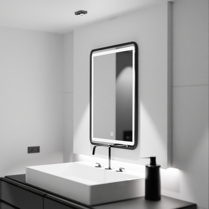 Oglinda LED Rectangulara, 60x80cm, Ombra Basic Touch Oglinzi Korman C Default Title Alessandro Design