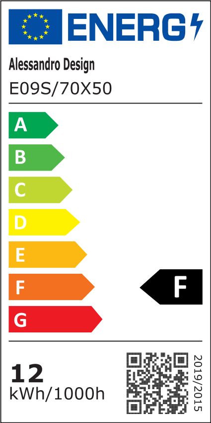 Obdĺžnikové LED zrkadlo, 70x50cm, RADIANTE Touch, Demister System, Stmievateľné