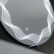 Oglinda LED Rotunda 60cm, Flusso Touch, Sistem Dezaburire, Dimabila Oglinzi Korman E Default Title Alessandro Design