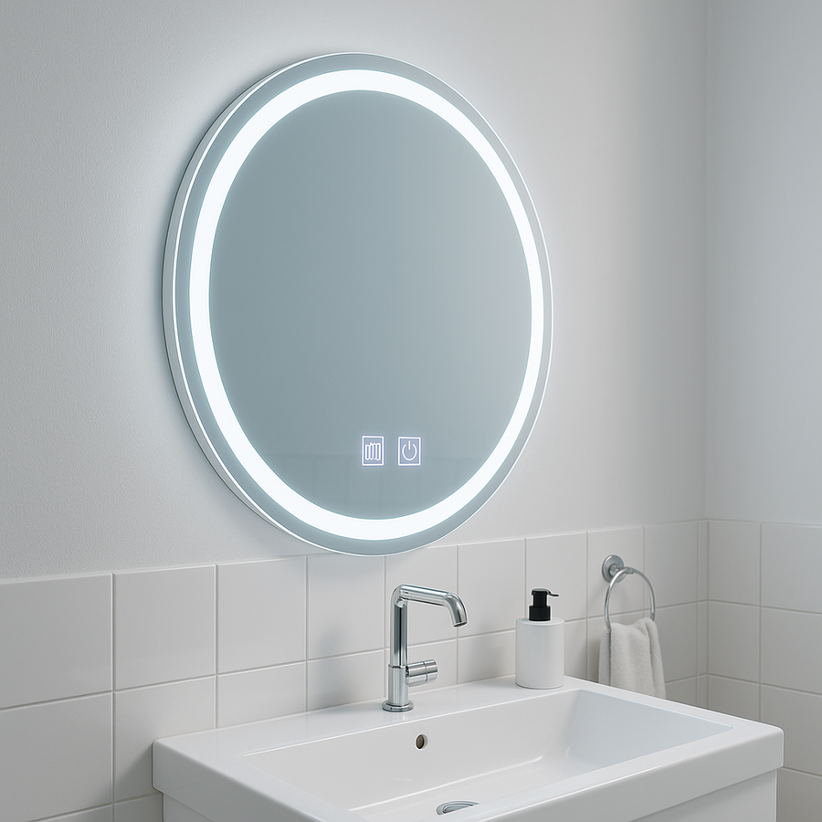 Oglinda LED Rotunda, 60cm, Lucea Touch, Sistem Dezaburire, Dimabila Oglinzi Korman E Default Title Alessandro Design