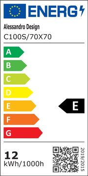 Okrúhle LED zrkadlo, 70 cm, Basic Touch