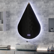 Oglinda LED Touch River Sistem Dezaburire 80X120cm, Forma de Picatura. Oglinzi Korman E Default Title Alessandro Design
