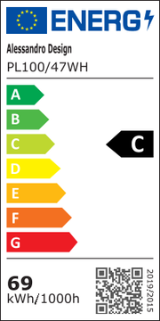 Plafoniera LED SOLIS 47cm 69W Lumina Rece Alb Plafoniere LED Default Title Alessandro Design