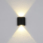 Fantas Aplica LED de Exterior si Interior, 2 Surse x 1W, IP65, Metalic, Negru, 3000K Aplice de Exterior Default Title Alessandro Design