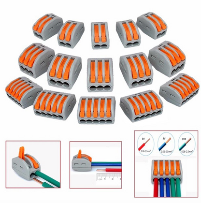 Conector pentru Lustra / Oglinda LED - Rapid, 3 Poli, Instalare Fara Surub Corpuri de Iluminat Default Title Alessandro Design