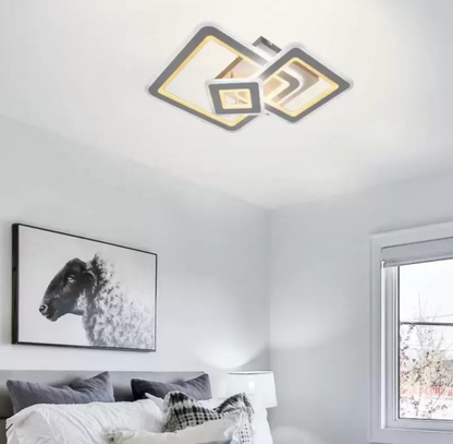 LED luster s diaľkovým ovládaním Hortensia 190W stmievateľný biely
