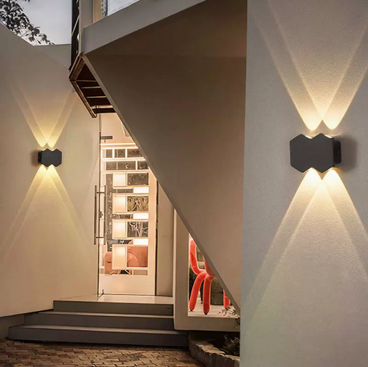 Aplica LED AX231, Exterior si Interior, 4 Surse, 10W, Negru, 3000K Aplice de Exterior Default Title Alessandro Design