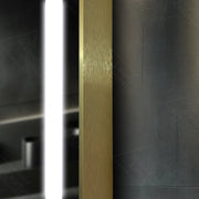Oglinda LED Rectangulara, 60x80cm, Verite Royale Gold MotionGlow Marcello, Sistem Dezaburire, Ceas & Termometru, Dimabila Oglinzi Marcello Default Title Alessandro Design